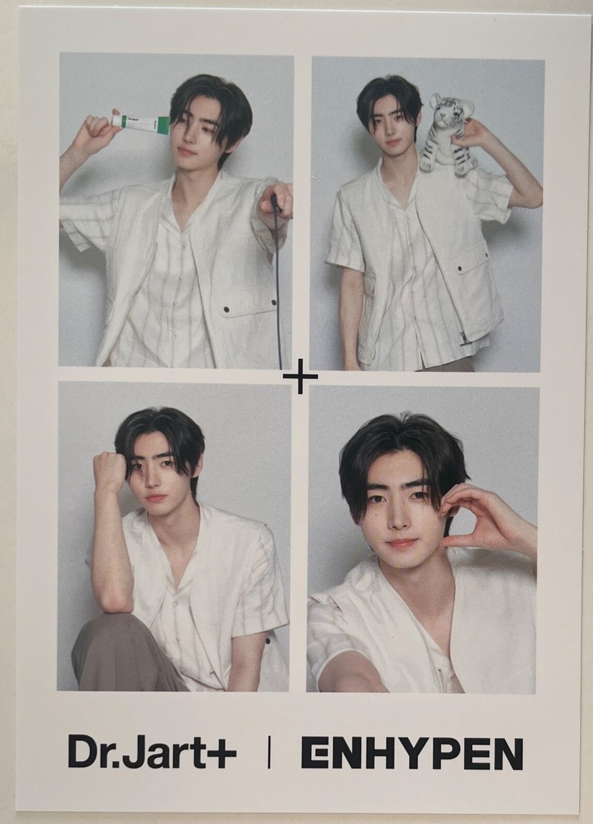 ENHYPEN x Dr.Jart+ Official 4-Cut Photo Photocard Jungwon Sunghoon