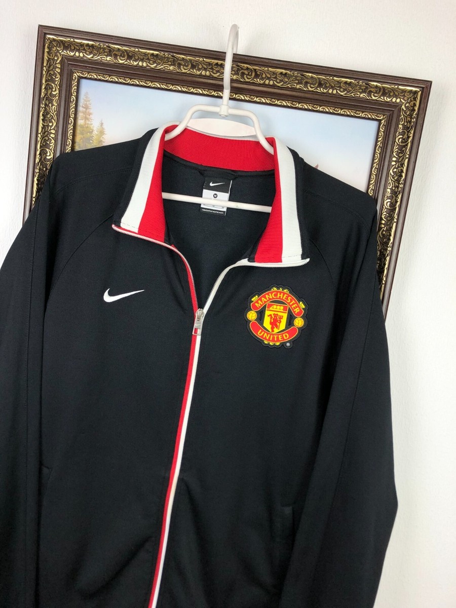 Vintage Nike Manchester United Football Jacket Soccer Track Top