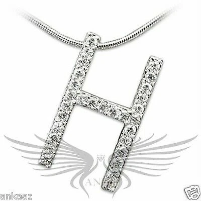 CHANEL Ciondolo iniziale placcato rodiato zirconi AAA grado brillante (H) 21608