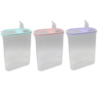 3X Vorratsdose Transparent 2,8 Liter MüSlidose SchüTtdose Aufbewahrungsdose