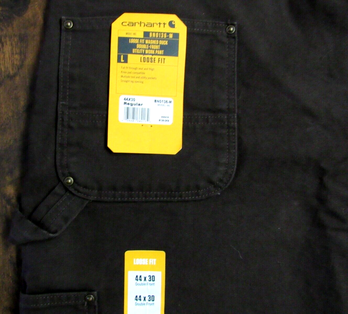 Carhartt Men 44X30 Loose Fit Double-Front Work Pant Carhartt Men 44X30 Loose Fit Double-Front Work Pant