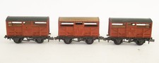 Peco N - Lot of 3x Cattle Vans - Livestock wagons - built from KNR kits