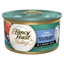 Purina Fancy Feast Medleys Tuna Tuscany Wet Cat Food, Rice & Greens, 24x3oz