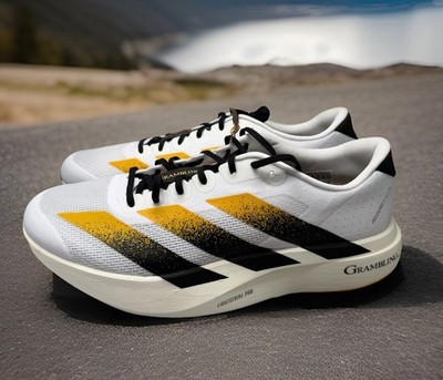 Adidas Grambling State Tigers Adizero EVO SL Running Shoes JQ4575 Men Sz 12 NEW