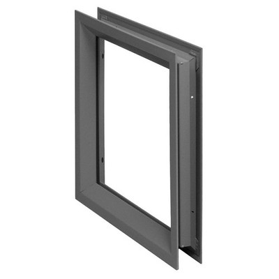 NATIONAL GUARD L-FRA100-24x32 Door Window Frame Kit,30 inx22 in,Gray 5MUW2