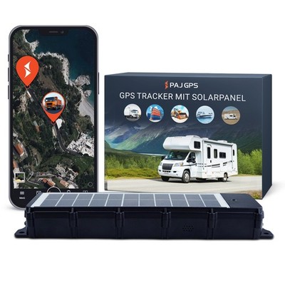PAJ GPS Solar Finder 4G GPS Tracker Solarpanel Wohnmobil LKW Diebstahlschutz