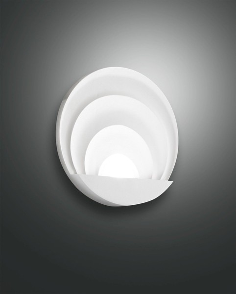 LED Wandleuchte Wohnzimmer Weiß Aluminium T:6,5 Cm 3000 K Dimmbar Wandlampe Flur-image