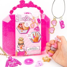 Barbie Sparkling Bling Jewelry Making Kit, 8.1 X 2 X 10.3 Inches, Multi