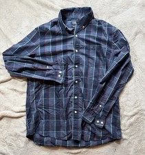 NWOT Chaps Mens Large Classic Fit Non Iron Button Front LS Shirt Stretch