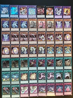YUGIOH CYBER DRAGON DECK- INFINITY- NOVA- CORE- VIER-HERTZ- SIEGER GALAXY NM