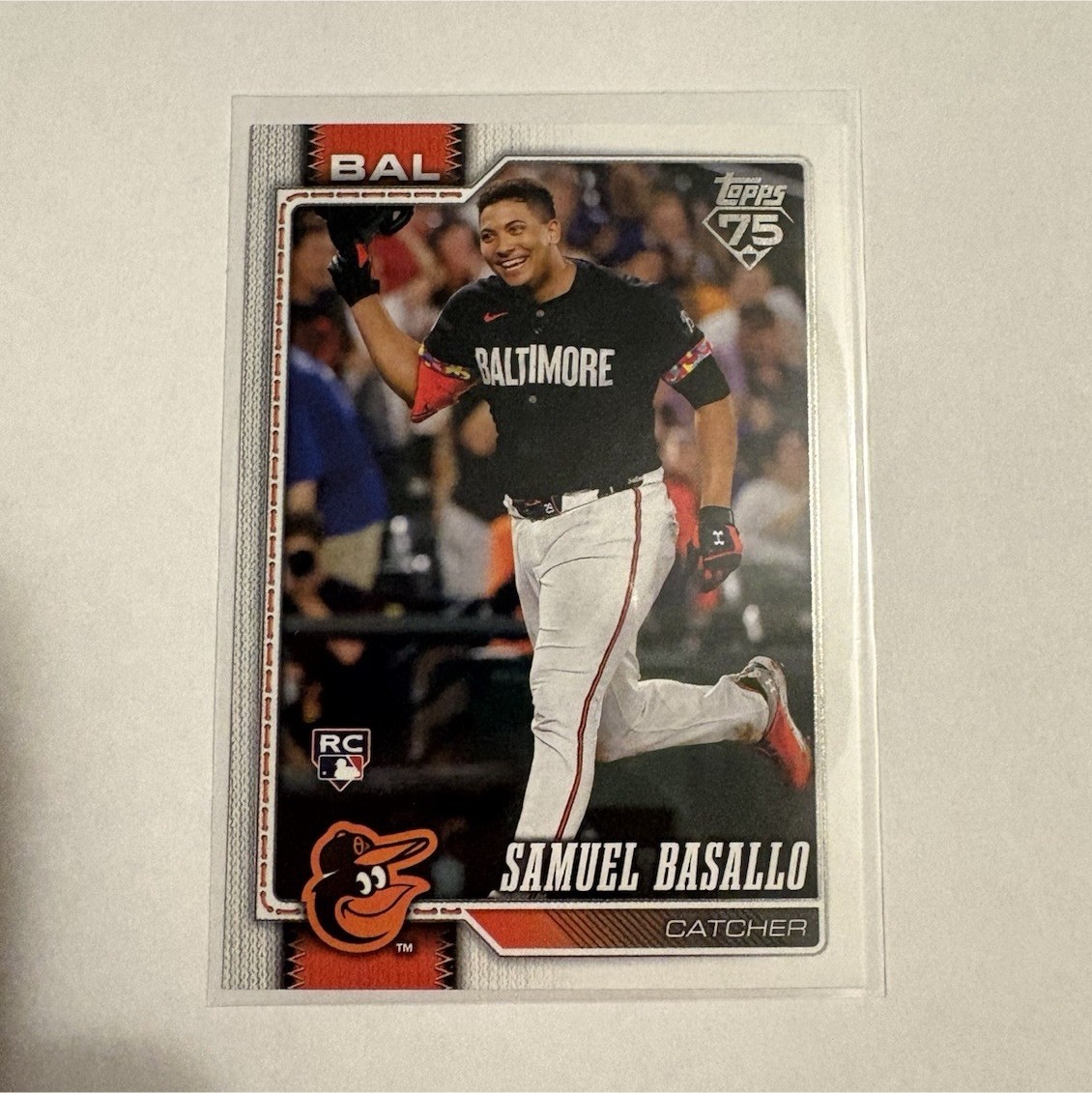 Samuel Basallo 2026 Topps Series One Baltimore Orioles Rookie #104