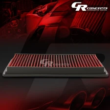 RED WASHABLE AIR FILTER FOR 05-10 JEEP GRAND CHEROKEE 06-10 COMMANDER LIBERTY
