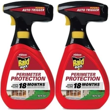 Raid MAX Defend Perimeter Protection Trigger Starter, 30 Fl Oz (Pack of 2)