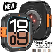 Metall Stoßfänger Hülle Für Apple Watch U...