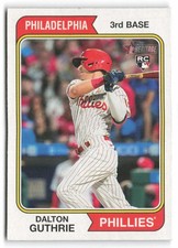 2023 Topps Heritage #305 Dalton Guthrie Rookie Philadelphia Phillies RC
