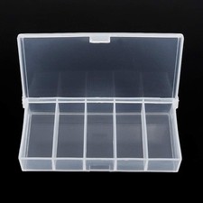 3.74 inch Small Box, Mini Plastic Organizer Storage Container, Clear Small