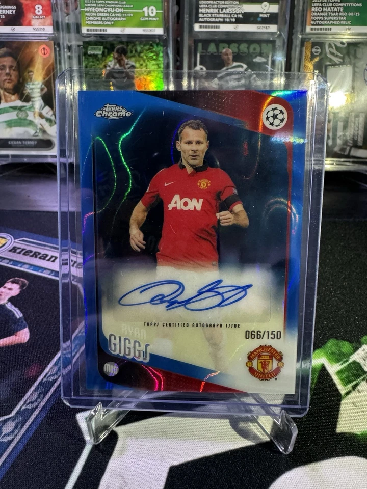 Topps UCC Chrome 25/26 Ryan Giggs Legends Auto /150 Manchester United - Image 1 of 1