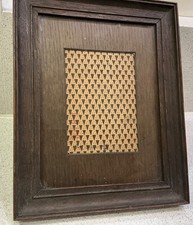 Framed Rare Wiener Werkstatte Josef Hoffmann signed artwork, block print