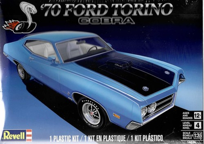 #ad Revell 14534 #x27;70 Ford Torino Cobra 1 25 model kit $31.25