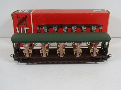 JOUEF/EGGER-BAHN - DECAUVILLE DREHGESTELLWAGEN - SEHR GUTER VERPACKTER ZUSTAND - HOe/ OO9 SCHMALSPUR