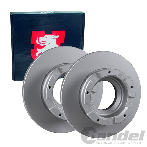 2X JP Group Bremsscheiben Ø288Mm Voll Hinten Passend FüR Ford Tourneo Transit-image