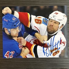 BRIAN McGRATTAN CALGARY FLAMES NHL HOCKEY Signed Autograph 8x10 Photo W/Proof C