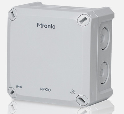 F-TRONIC FR-Abzweigkasten Neptun Compact, 85x85x54 mm, grau