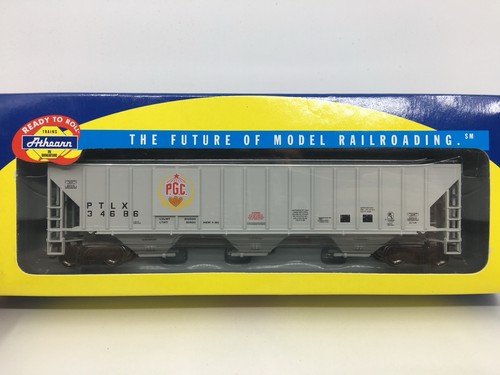 Holva cubierta HO Athearn 7167 Producers Grain Corp PGC 54’ PS 3 bahías PTLX #34866 | Condition: Used