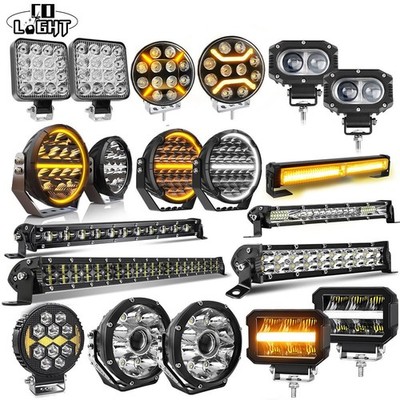 2X Auto LED Arbeitsscheinwerfer Light Bar Offroad Flutlicht Strahler 12V/24V SUV