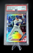 1st Bowman Chrome Michael Busch #BDC-57 Refractor (RC) PSA 10 Cubs