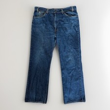 Vintage Levis Jeans Mens 38x30 Blue Denim 517 Bootcut Made in USA Orange Tab 80s
