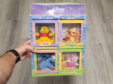 Disney Winnie the Pooh Plush Toys, Storybooks Playhouse Gift Set Phidal 2004