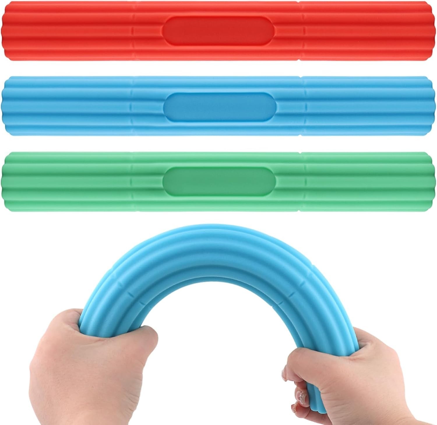 TheraBand FlexBar Tennis Elbow Therapy Bar Relieve Assorted Styles-3 Piece Set