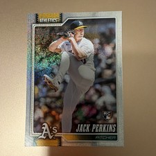 Topps 2026 Series 1 Jack Perkins Rookie Foil #206 Athletics Baseball Card