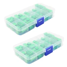 Wiring Made Simple Dual Box Set of 100PCS PCB Mount Screw Terminals for Use