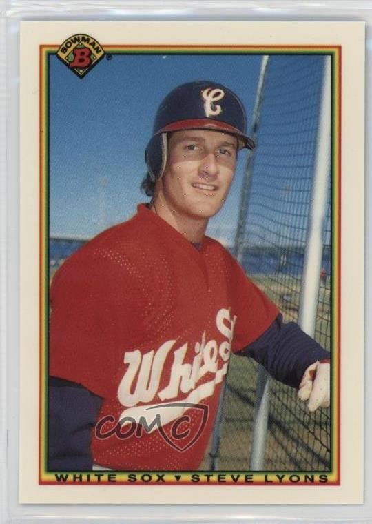 1990 Bowman Factory Set Collector's Edition (Tiffany) Steve Lyons #321 0b7