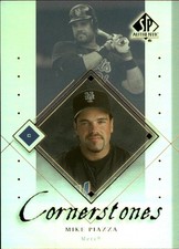 2000 SP Authentic Cornerstones #C3 Mike Piazza Card