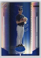 2004 Leaf Certified Materials Blue Mirror 42/50 Cliff Lee #40 18t1