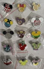 Disney Mickey Mouse HEAD Only Pins lot of 15