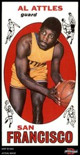 1969 Topps #24 Al Attles Warriors HOF NC A&T State University 7 - NM