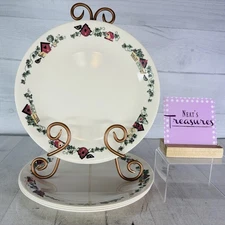 Corelle GARDEN HOME Birdhouse Break Chip Resistant Oven Safe Dinner Plates Set 4