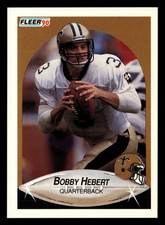 Bobby Hebert 1990 Fleer #187 New Orleans Saints FOOTBALL *223