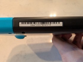 Nintendo Switch Console with Neon Red and Neon Blue Joy-Con, Dock, and cables