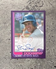 2019 Topps Archives Steve Sax #FFA-SSA Fan Favorites Auto Purple /150 Dodgers