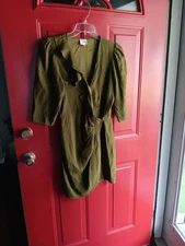 ParkerDress 100% Silk, High/Low Midi, Size Xs