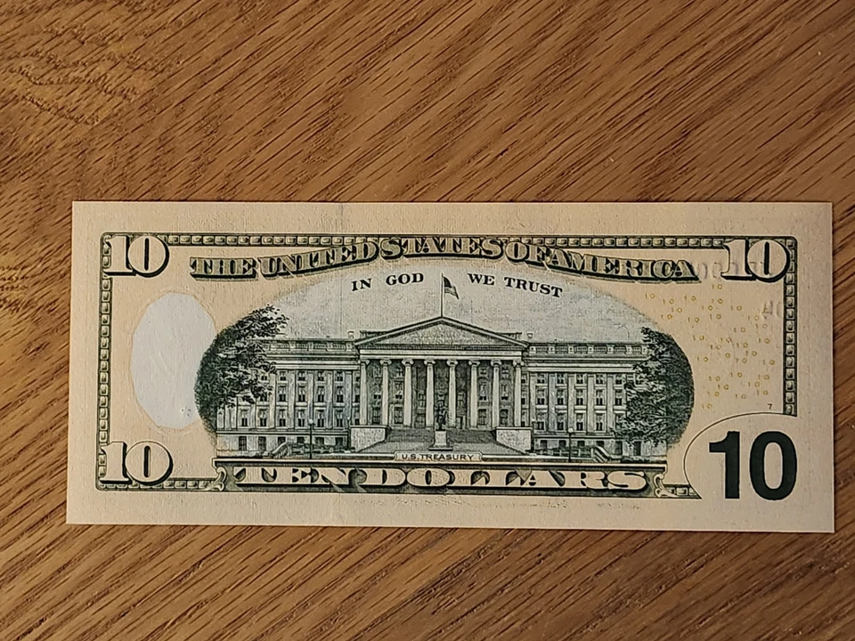 2009 $10 "STAR NOTE" UNC/GEM CLEVLAND DISTRICT JD00052538* 3 OF 3 CONS SER NUM - Image 2 of 4