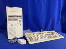 NCI Numeri Comp Inc Vintage PC  Keyboard, Mouse, Cables - Powers On