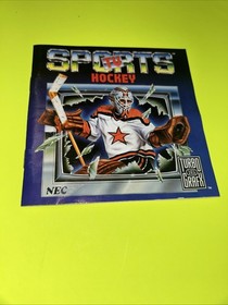 TV Sports Hockey (TurboGrafx-16, 1991) complete