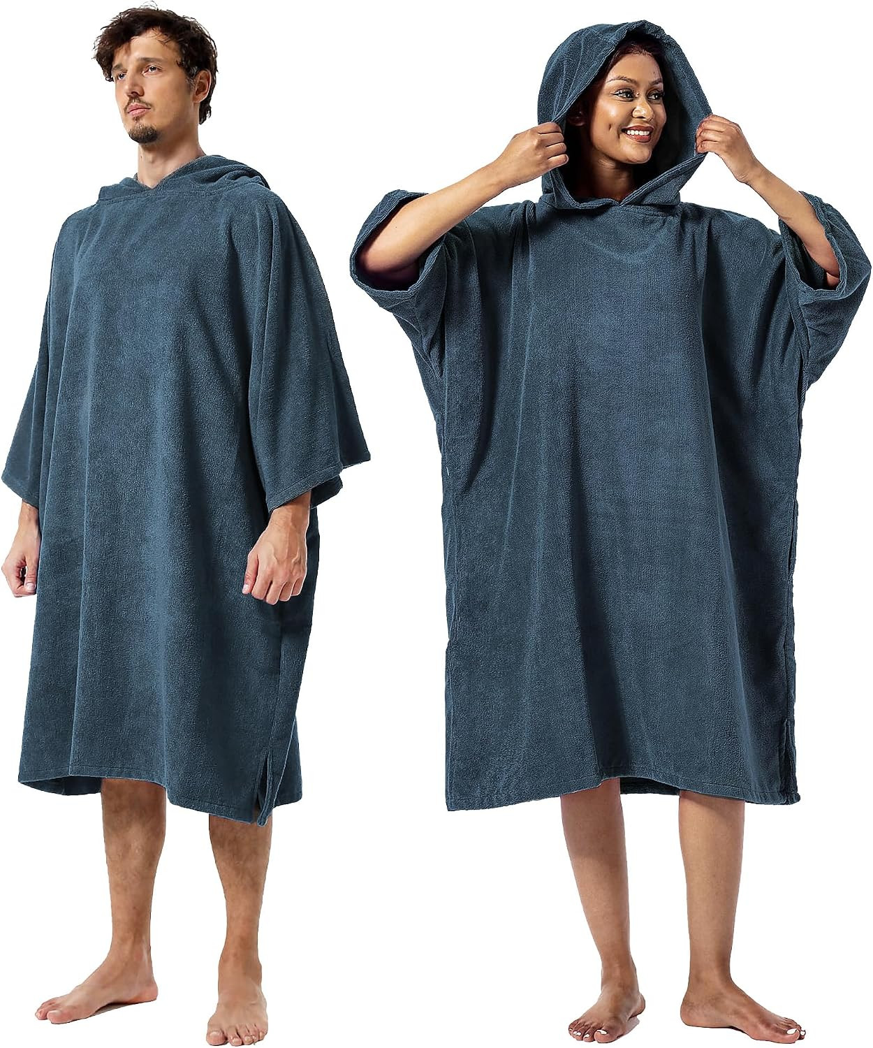 Changing Bath Robe, Surf Poncho Towel with Hooded