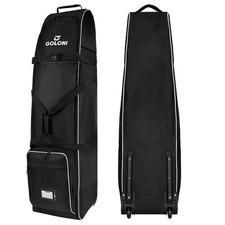 Golf Travel Bag with Wheels for Airlines, Heavy Duty Golf Club Travel Case, W...